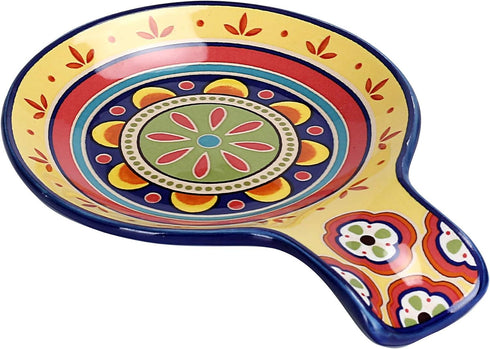 Bico Tunisian Ceramic Spoon Rest, House Warming Gift, Dishwasher Safe...