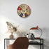 12 Inch Rustic Wall Clock Retro Silent Non Ticking Easy to Read Clock, Battery Operated Decorative Wall Clocks for Kitchen/Living Room/Bedroom/Far...
