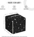 Leather Tissue Box Holder Spider Web Tissue Box Cover Square Waterproof Tissue Holder Organizer Modern Napkin Holder for Bedroom Dresser Night Sta...