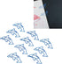 100Pcs Paper Clips, Dolphin Shaped Paper Clip Memo Note Clips Bookmark Clips Cute Paper Clips School Office Supplies...