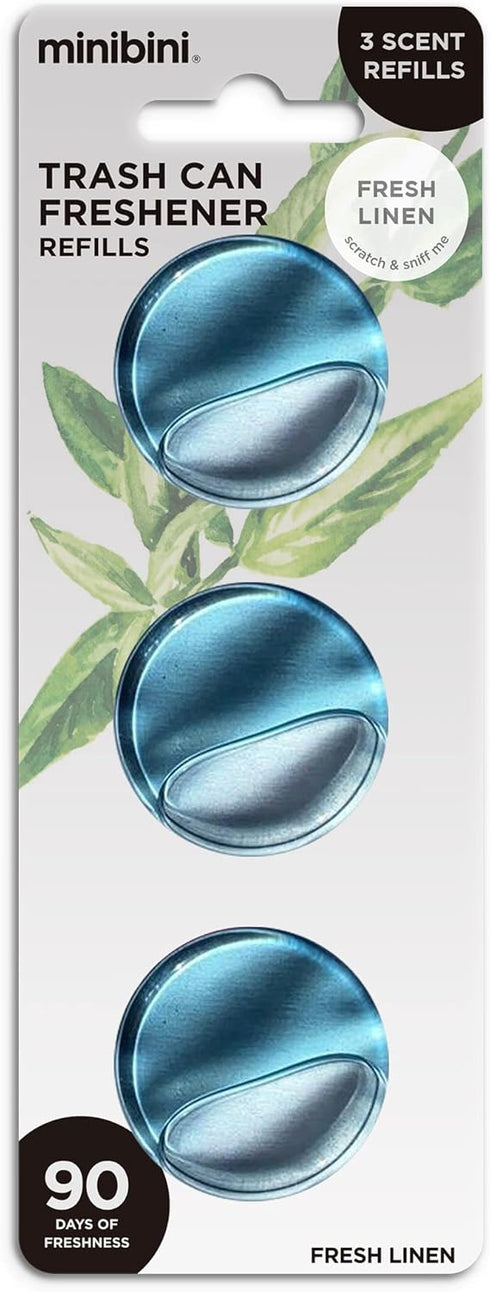 Flint Minibini Trash Can Deodorizer and Odor Eliminator, Garbage Can Air Freshener and Odor Control Up to 30 Days, Refill Pack...