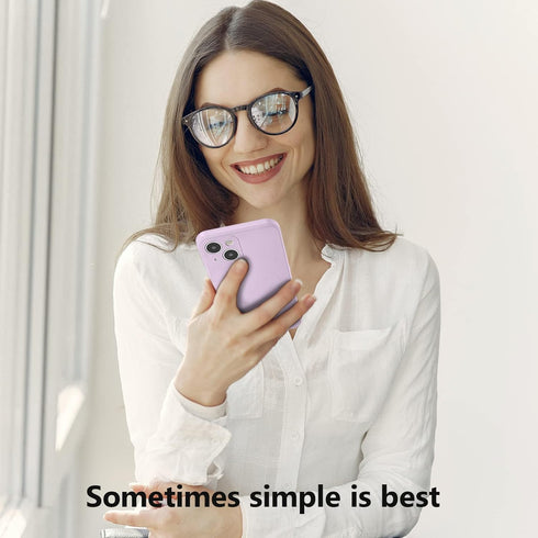 UEEBAI Liquid Silicone Wireless Charging Phone Case for iPhone 13 6.1 inch, Built-in Magnets Compatible with MagSafing Faster Charging Slim Fit So...