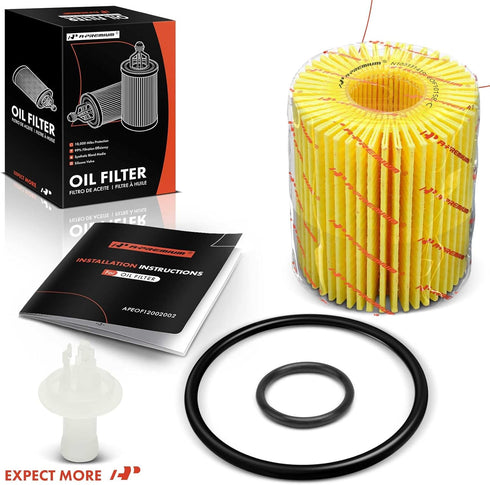 A-Premium 10K Miles Protection Oil Filter Compatible with for Toyota Tundra 2011-2014, 4Runner 2010-2023, FJ Cruiser 2010-2014 & Lexus IS250/300/3...