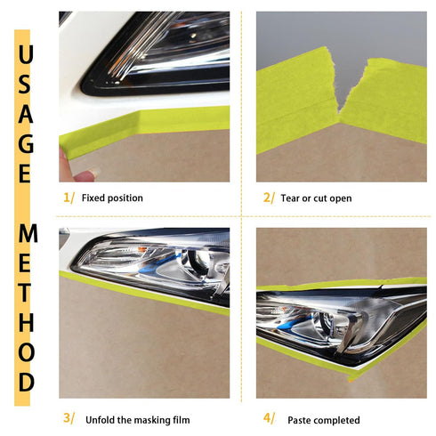 Masking Paper, 20" X 50feet, Tape and Drape for Automotive Painting Covering, Paint Spray Shield for House Painting...