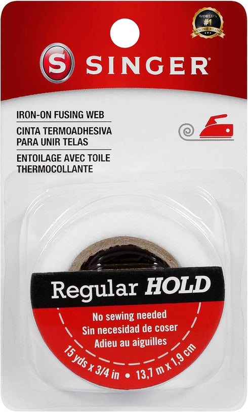 SINGER Iron-On Fusing Web 1-pack 3/4" x15 Yards...