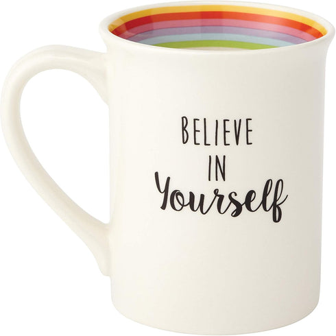 Enesco 6000548 Our Name Is Mud “Magical Unicorn” Stoneware Sculpted Coffee Mug, 16 oz, Multicolor...