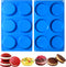 Silicone Muffin Top Pans for Egg, Muffins Eggs Molds for Baking Non-Stick 3" Round Silicone Mold for Muffins, Eggs, Tarts, Corn Bread, Whoopie Pie...