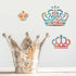 13 Styles Crown Stencil King Queens Crown Stencils for Painting 11.8×11.8inch Reusable PET Material Princess Crown Template for DIY Gift Decorativ...