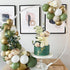 60 Pcs White Sage Green Balloons Latex Balloons with Artificial Eucalyptus Leaves Confetti Balloons for Birthday Baby Bridal Shower Wedding Party ...