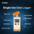 Frigga Temperature Humidity Data Logger Single Use Digital Temperature Recorder 100 Days High Accuracy USB Temperature Loggers Cold Chain 14400 Po...
