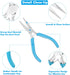 Shynek Jewelry Pliers, 3pcs, Tools with Needle/Chain Nose Pliers, Round Nose Pliers and Wire Cutter for Jewelry Repair, Wire Wrapping, Crafts, Jew...