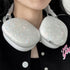 for Cute Glitter Airpods Max Case with Cleaner Kit, Anti-Scratch Shell Pattern Ear Pad Case Cover/Ear Cups Cover/Headband Cover for AirPods Max Co...