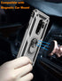 LUMARKE for Galaxy S9+ Plus Case,Pass 16ft. Drop Tested with Magnetic Ring Kickstand Compatible with Car Mount Holder,Military Grade Protective Ph...