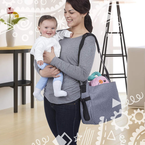 Playskool Fold 'n Go Elephant Stuffed Animal Tummy Time Toy for Babies 3 Months and Up, Pink (Amazon Exclusive)...