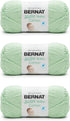 Bernat Softee Baby Cotton Jade Frost Yarn - 3 Pack of 120g/4.25oz - Blend - 3 DK (Light) - 254 Yards - Knitting/Crochet......
