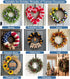 Sattiyrch 15" Wreath Hanger for Front Door,Sturdy Steel Wreath Door Hanger,Over The Door Hanger Hook (White,1)...