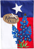 Evergreen Flag Texas Blue Bonnets Garden Applique Flag | Welcome Texas State Garden Flag for Outside 12x18 Double Sided | Small House Flag for Law...