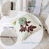 YeeJu Set of 4 Floral Decorative Throw Pillow Covers Plant Pillow Covers Cotton Linen Lotus Leaf Square Pillowcase Flower Outdoor Sofa Bedding Car...