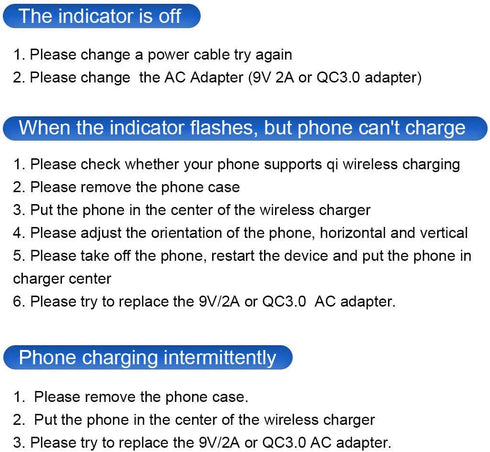 Wireless Charger - 15W Qi Fast Charging Desk Pad Non Magnetic Compatible with iPhone 15, 14, 13, 12, 11, X, 9, 8 Max/Pro/Pro Max, Samsung Galaxy, ...