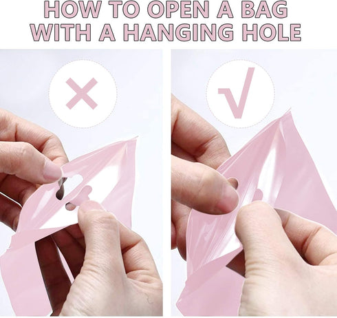 100 Pcs Foil Ziplock Bags,Flat Clear Ziplock Food Storage Bags Holographic Bags Party Favor Food Safe Storage Bags and Bags for DIY Crafts Storage...