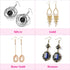 Earring Hooks for Jewelry Making, Shynek 2500Pcs Earring Making Supplies kit with Earring Hooks, Open Jump Rings, Earring Backs for Jewelry Making...