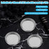 50pcs Synthetic Filter Paper Stickers, 84mm Diameter Adhesive Filter Discs 0.3 µm Wide Mouth Mason Jar Lids Filter Patch for Mushroom Cultivation...