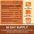 Lions Mane Mushroom Supplement for Memory, Focus & Clarity, Mushroom Supplement with Lion's Mane, Cordyceps, Reishi for Natural Immune Support, No...