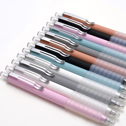 Linbsunne Ballpoint Pens Medium Point 1mm Black Ink Work Pen with Super Soft Grip Ball Point Pen for Men Women Retractable Office Pens (Black 6)...