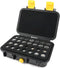 CR2 CR123A Lithium Battery Organizer Case, 28 Slots, Waterproof Hard Case for CR17345/CR16340/CR18350, Explosionproof Batteries Storage Holder for...