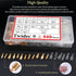 Twidec/640Pcs 2.8/4.8/6.3mm Quick Splice Male and Female Wire Spade Connector Crimp Terminal & Bullet Connectors Terminals Crimp Block Kit Golden ...