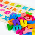 Alphabet Puzzle Wooden Puzzles for Toddlers 1 2 3 4 5 Year Old, ABC Puzzle Shape Alphabet Learning Puzzles Toys with Puzzle Board & Letter Blocks,...