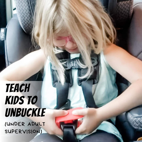 UnbuckleMe Car Seat Buckle Release Tool - Easy Opener Aid for Arthritis, Long Nails, Older Kids - Button Pusher for Infant, Toddler, Convertible 5...