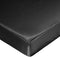 SiinvdaBZX Satin Crib Sheets for Boys, Silky Soft Black Crib Fitted Sheets for Standard Crib and Toddler Mattress, 28 x 52 x 8In (Pack of 1)...