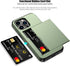Nvollnoe for iPhone 13 Pro Case with Card Holder Heavy Duty Protective Dual Layer Shockproof Hidden Card Slot Slim Wallet Case for iPhone 13 Pro f...