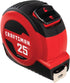 CRAFTSMAN 25-Ft Tape Measure with Fraction Markings, Retractable, Self-Locking Blade (CMHT37225)...