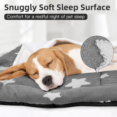 Mora Pets Cat Bed for Indoor Cats Washable Dog Crate Pad Dog Bed Mat for Small Dogs Pet Kennel Pad for 22 inch Cage Soft Flat Puppy Mattress Kitte...