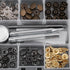 40 Sets Snap Button, Metal Popper Button Press Studs Fastener 6 Color Clothing Snaps Kit for Leather Craft Tool with Storage Box(633#12MM)...