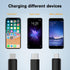 Retractable 3 in 1 Car Charger, Three in one Fast Car Phone Charger, Compatible USB C(Type-C)/Micro USB/Phone, Compatible with IP/Android/Tablets...