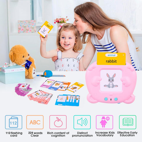 Toddler Toys for 2 3 4 5 6 Year Old Boys and Girls 224 Sight Words Talking Flash Cards Autism Sensory Toys Speech Therapy Toys Montessori Toys Edu...
