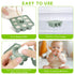 Socub Silicone Baby Fruit Food Feeder & Baby Food Freezer Tray Set, milk Popsicle Molds for Baby Teething Relief, Baby Food Pacifier Feeder for In...