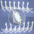 Clear Frosted Locking Bar Easels 4 Inch High Pack of 15 easels...