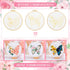 6 Set Butterfly Embroidery Kit Butterfly and Flower Cross Stitch Set Embroidery Kits for Adults with Patterns Instructions Embroidery Hoops Thread...