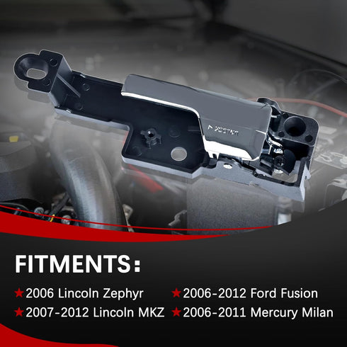 FAERSI Interior Door Handle Front Driver Side for 2006-2012 Ford Fusion, 07-12 Lincoln MKZ & 06 Zephyr, 06-11 Mercury Milan Replaces # 6E5Z-542260...