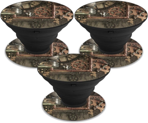 MightySkins Skin Compatible with PopSocket PopSocket - Steam Punk Room | Protective, Durable, and Unique Vinyl Decal wrap Cover | Easy to Apply, R...