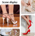 High Heel Protectors, 8 Pairs Heel Stoppers & Heel Repair Caps - 4 Sizes Shoe Heel Cover for Women Perfect for Weddings, Grass, Gravel, Wetlands(X...