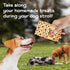 50-Pack Paw Print Dog Treat Bags by Poppy's – Perfect for Canine Delights, Secure Zip Lock Closure, Food-Safe Material, 3.5 x 5.5 Inches...