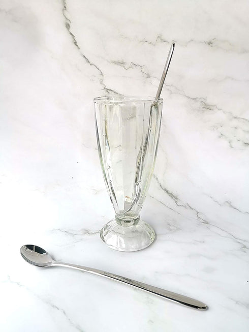 6 Piece Set Long Handle Spoon 8.5 inch Ice Tea Spoon Premium 18/10 Stainless Steel (SUS 304#) for Mixing, Cocktail Stirring, Tea, Coffee, Milkshak...