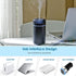 Car Diffuser Humidifier USB Aromatherapy Essential Oil Air Freshener USB Cool Mist Mini Portable Diffuser for Car Home Office Bedroom (Black)...