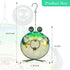 Wild Bird Feeder - Outdoor Metal Feeders Bird Feeder Patio Hanging 9.5 Inch Frog for Garden Yard Outside Decoration...