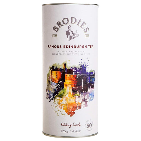 Brodies Tea, Famous Edinburgh Tea, Black Tea Imported from Scotland, Canister of 50 Bags (Pack of 1)...
